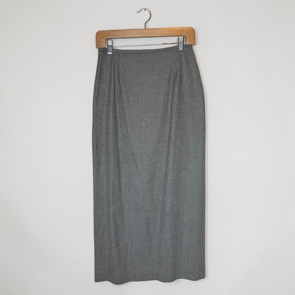 Lauren Ralph Lauren Gray Maxi Skirt